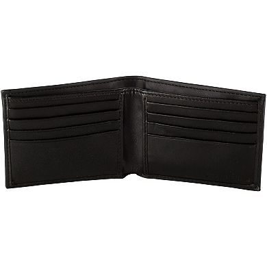 Men's Black Nebraska Huskers Hybrid Bi-Fold Wallet
