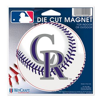 "Colorado Rockies WinCraft 5"" Die-Cut Car Magnet"