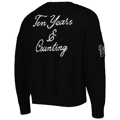 Men's AUTHMADE Black Brooklyn Nets 10th Anniversary Pullover Sweater