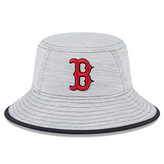 Men's New Era Gray Boston Red Sox Game Bucket Hat