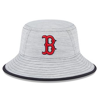 Men's New Era Gray Boston Red Sox Game Bucket Hat