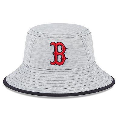 Men's New Era  Gray Boston Red Sox Game Bucket Hat