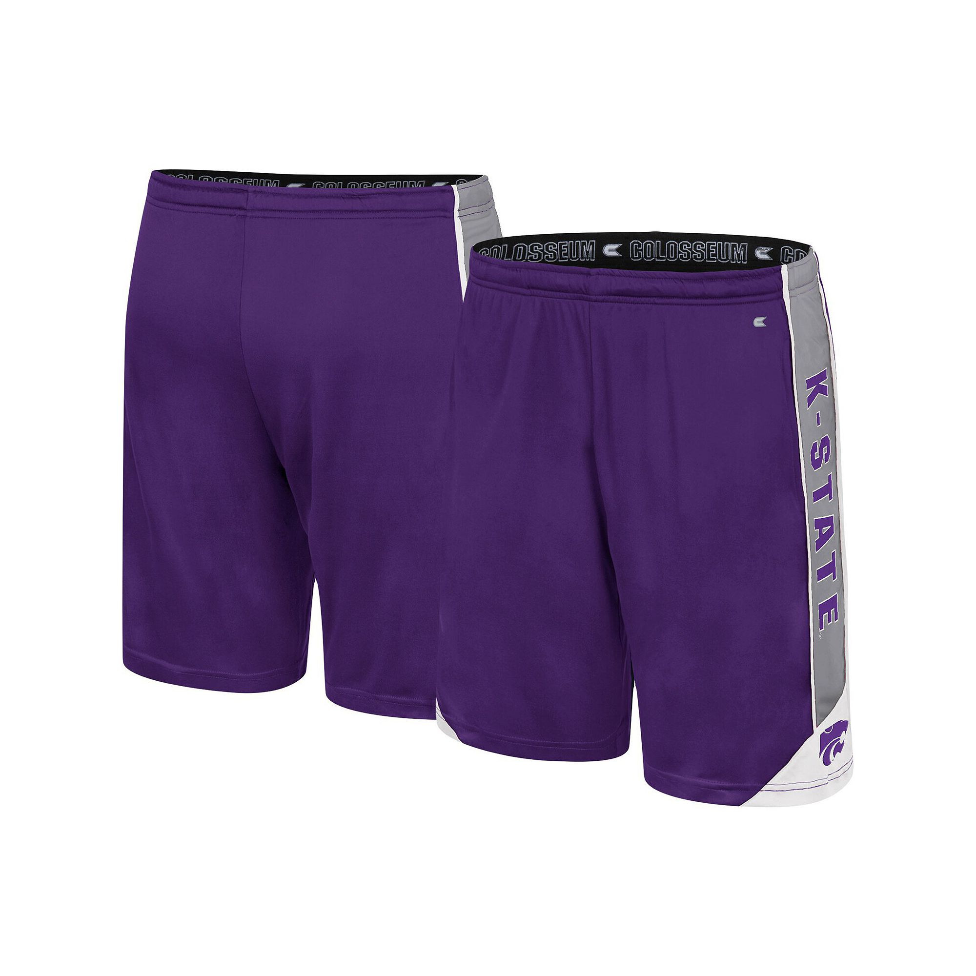 Mens Colosseum Purple Kansas State Wildcats Haller Shorts, Size: Medium