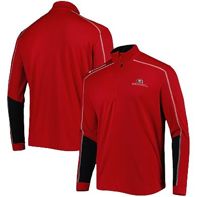 Men's Columbia Red Georgia Bulldogs Shotgun 2.0 Omni-Wick Quarter-Zip Jacket