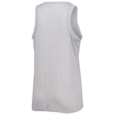 Women's Soft as a Grape Gray San Francisco Giants Tri-Blend Tank Top