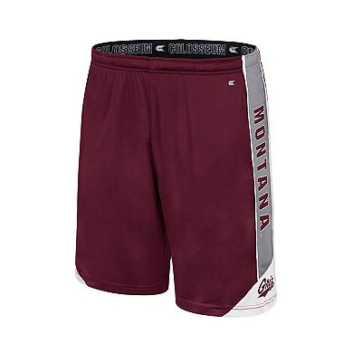 Men's Colosseum Maroon Montana Grizzlies Haller Shorts