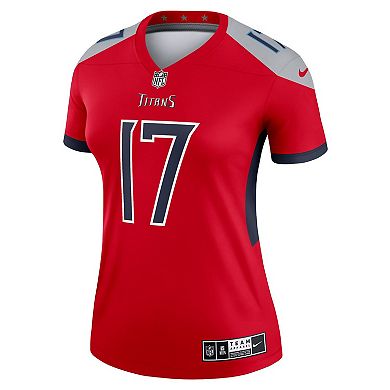 Women's Nike Ryan Tannehill Red Tennessee Titans Inverted Legend Jersey