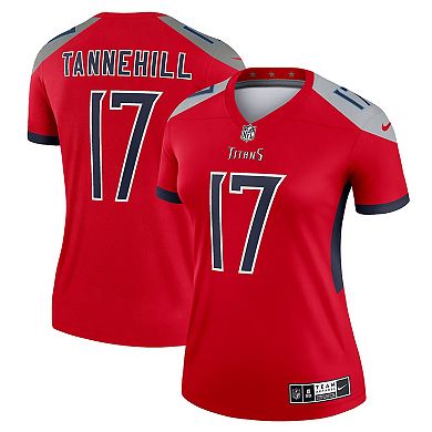 Women's Nike Ryan Tannehill Red Tennessee Titans Inverted Legend Jersey
