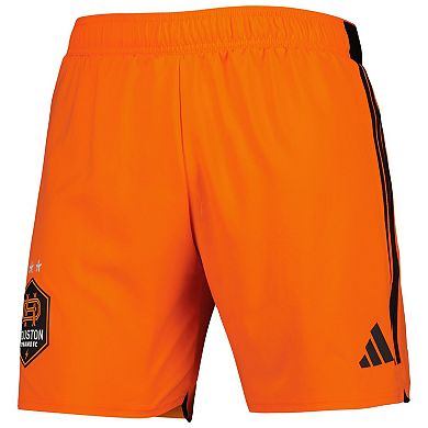 Men's adidas Orange Houston Dynamo FC 2023 Away AEROREADY Authentic Shorts