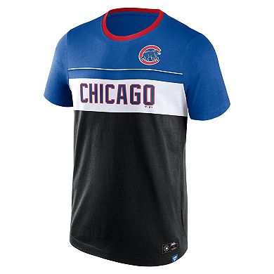 Men's Fanatics Branded Black Chicago Cubs Claim The Win T-Shirt