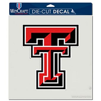 Texas Tech Red Raiders WinCraft 8'' x 8'' Color Car Decal