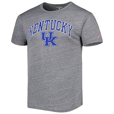 Men's League Collegiate Wear Heather Gray Kentucky Wildcats 1965 Arch ...