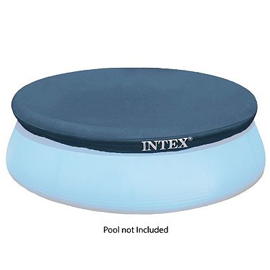 Intex 13Ft x 12In Round Easy Set Swimming Pool Solar Cover Tarp, Accessory Only