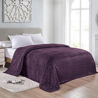 Amrani Bedcover Embossed Soft Premium Microplush Blanket