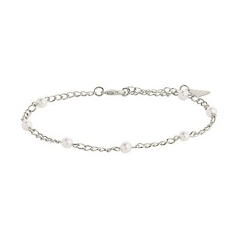 MC Collective Faux Pearl Station Anklet