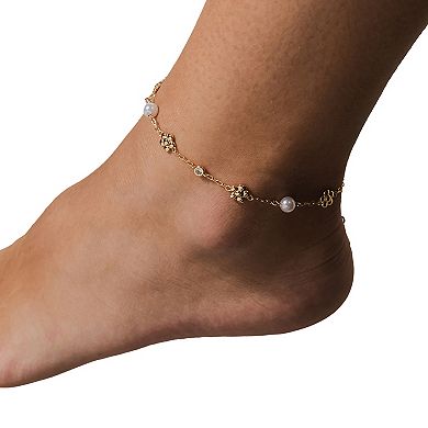 MC Collective Pearl Blossom Anklet