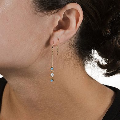 MC Collective Beaded Threader Earrings