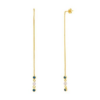 MC Collective Beaded Threader Earrings