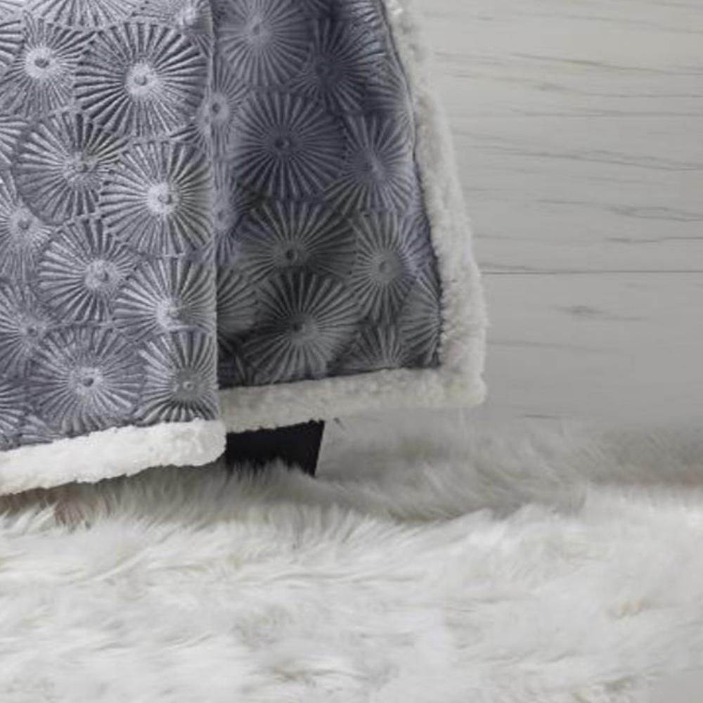 Louvre Plush All Season 50" X 60" Sherpa Throw