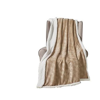 Louvre Plush All Season 50" x 60" Sherpa Throw