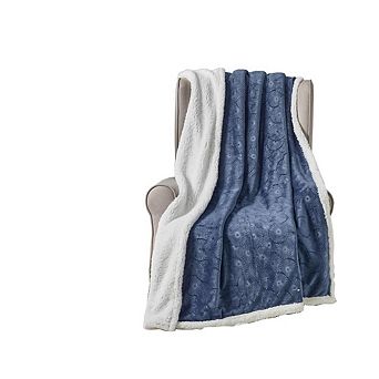 Louvre Plush All Season 50" x 60" Sherpa Throw