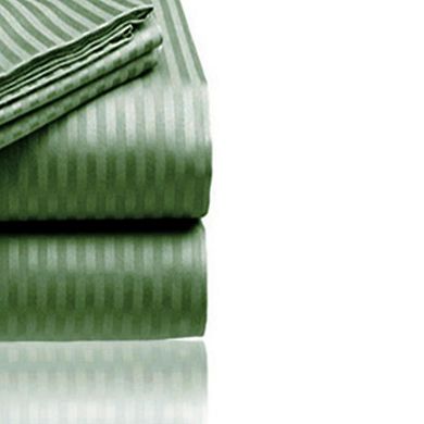 Embossed 1800 Series Wrinkle Resistant Ultra Soft Stripe Premium All Season Bed Sheet Set