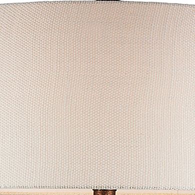 Table Lamp with Polyresin Urn Shape Base, Bronze