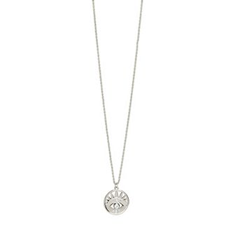 MC Collective Cubic Zirconia Evil Eye Pendant Necklace