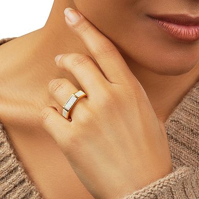 MC Collective Stone Accent Stacking Ring