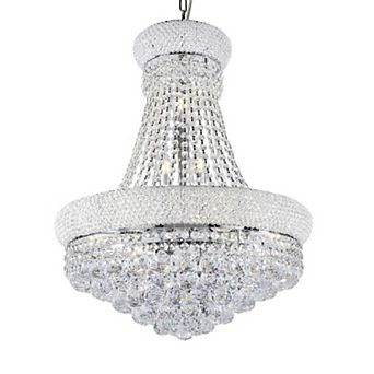 Crystal Ceiling Lamp with Chandelier Design Body, Clear