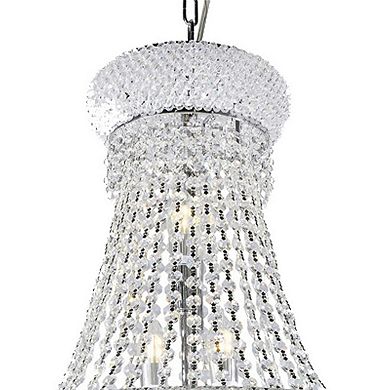 Crystal Ceiling Lamp with Chandelier Design Body, Clear
