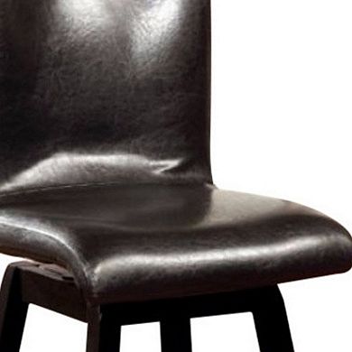 Hurley Counter Height Chair, Black Finish, Set of 2