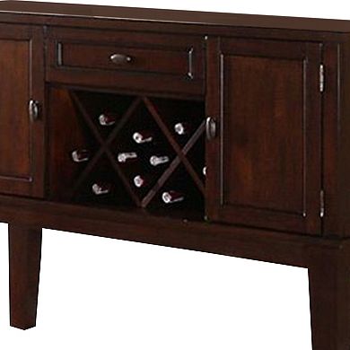 Warm and Contemporary Server, Brown