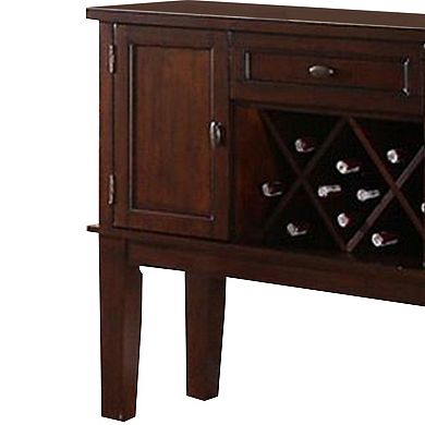 Warm and Contemporary Server, Brown