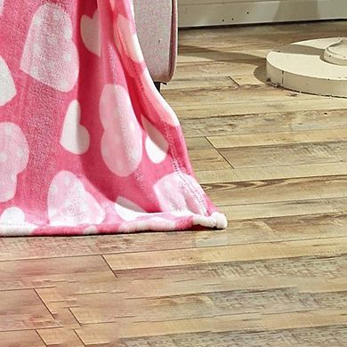 Plazatex Jasmine Microplush Decorative All Season 50" X 60" Throw Blanket