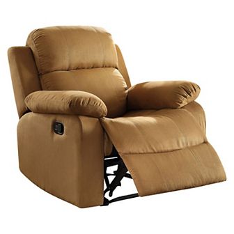 Parklon Recliner , Brown Microfiber
