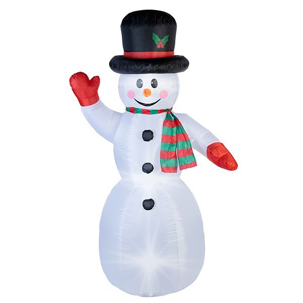 Snowman 7-Ft. Inflatable Yard Decoration