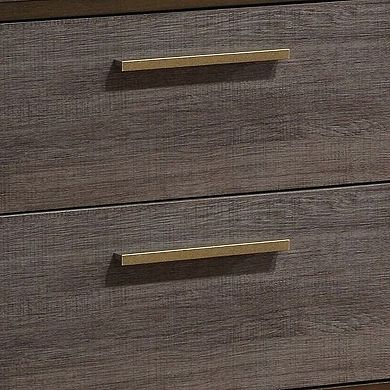 Manvel Contemporary Style Night Stand, Antique Gray