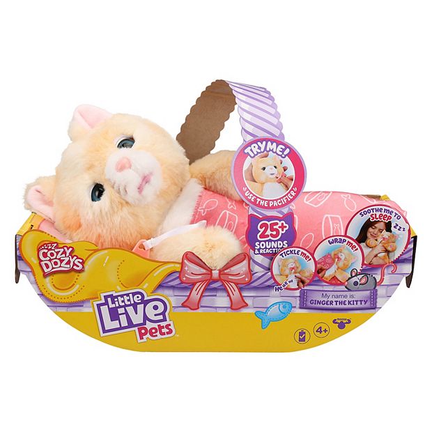 Little live pets cozy dozy deals cubbles the bear electronic pet