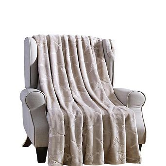Eiffel Tower Premium Microplush Super Soft Embossed Pattern All Season 50" x 60" Throw Blanket