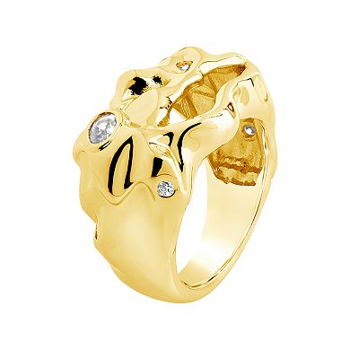 MC Collective Cubic Zirconia Molten Ring
