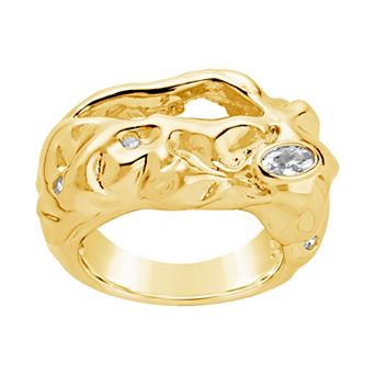 MC Collective Cubic Zirconia Molten Ring