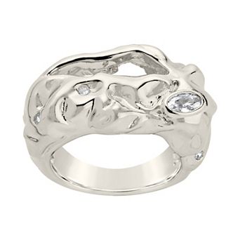 MC Collective Cubic Zirconia Molten Ring