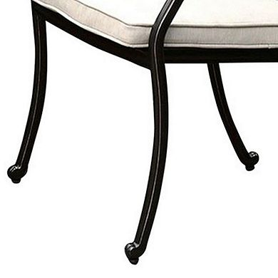 CHARISSA Transitional Arm Chair, Pack Of Two, Antique Black