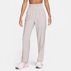 Nike High Waisted Ribbed Jersey Trousers Womens Black/White, £20.00