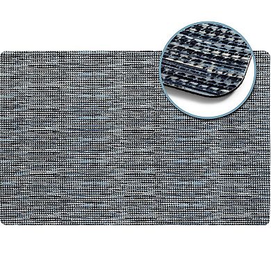 Home Dynamix SoHome Smooth Step Houndstooth Low Profile Stain Resistant Non-Slip Versatile Utility Kitchen Mat
