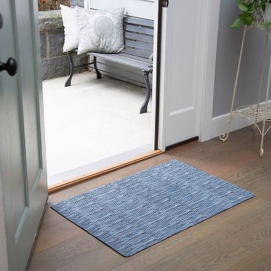 Home Dynamix SoHome Smooth Step Houndstooth Low Profile Stain Resistant Non-Slip Versatile Utility Kitchen Mat