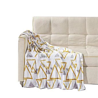 Elon Micro plush Decorative All Seaon Throw Blanket a Modern and Stylish Home Decor
