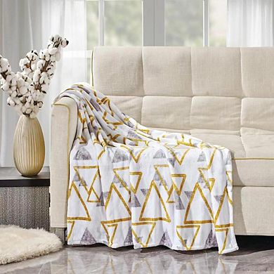 Elon Micro plush Decorative All Seaon Throw Blanket a Modern and Stylish Home Decor