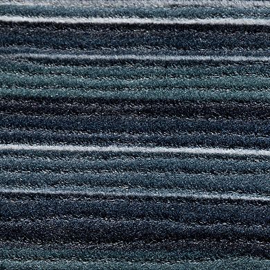 Home Dynamix SoHome Smooth Step Striped Low Profile Stain Resistant Non-Slip Versatile Utility Kitchen Mat